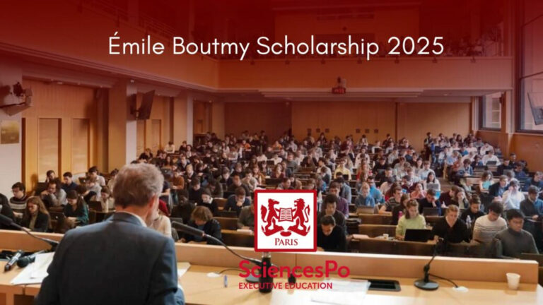Bourse Émile Boutmy 2025
