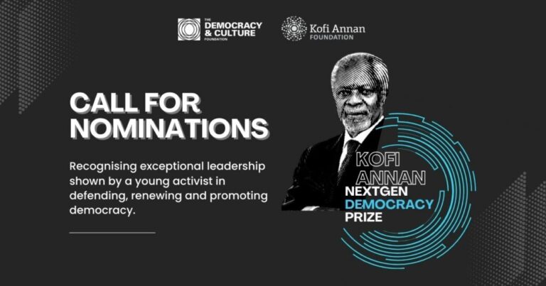 Prix Kofi Annan NextGen de la démocratie 2025