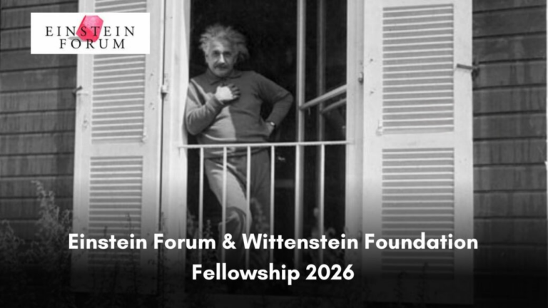 Bourse Einstein Forum/Fondation Wittenstein 2026