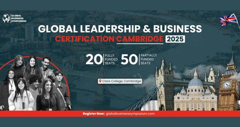 Certification mondiale en leadership et en affaires, Cambridge 2025