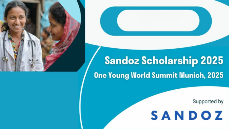 Bourse d’études Sandoz One Young World 2025