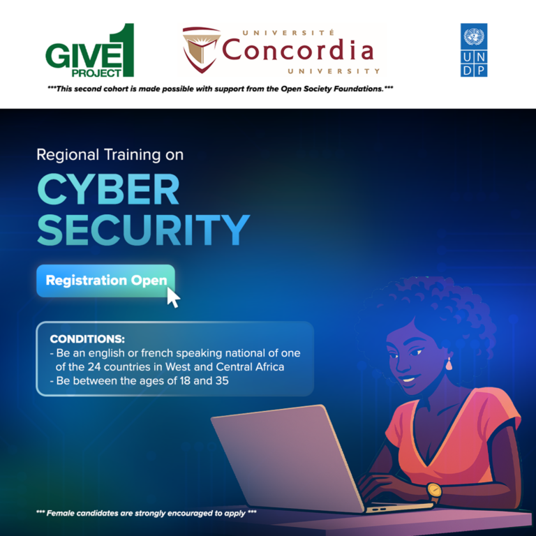 Appel à candidatures : Formation en cybersécurité pour les jeunes d&rsquo;Afrique de l&rsquo;Ouest et du Centre