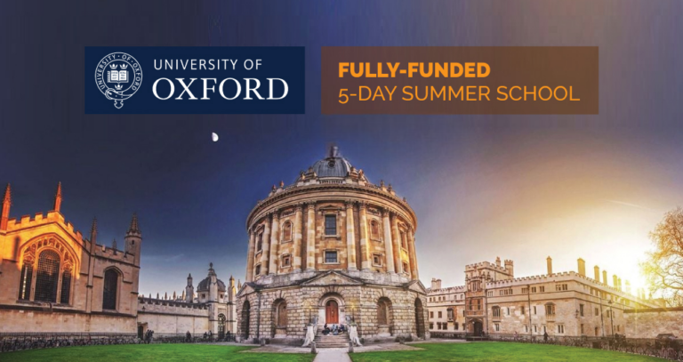 École d’été résidentielle entièrement financée à l’Université d’Oxford, Royaume-Uni