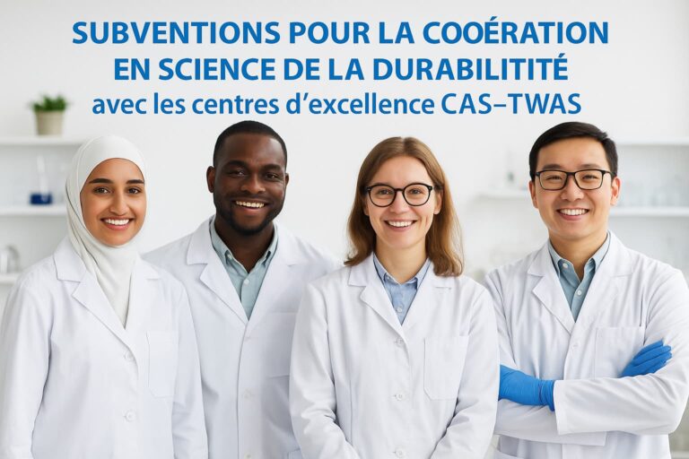 Subventions pour la coopération en science de la durabilité avec les centres d’excellence CAS-TWAS