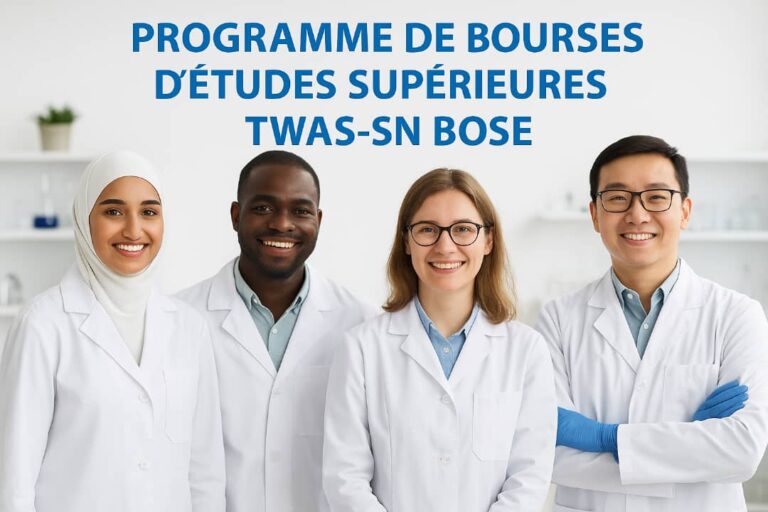 Programme de bourses d’études supérieures TWAS-SN Bose