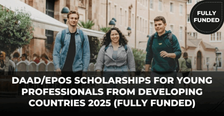 Bourses DAAD/EPOS pour les jeunes professionnels des pays en développement 2025 (entièrement financées)