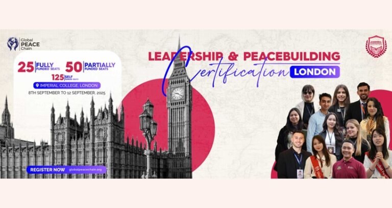 Certification Leadership & Consolidation de la Paix Londres 2025