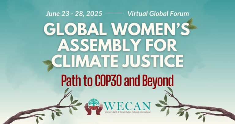 Assemblée mondiale des femmes pour la justice climatique : en route vers la COP30 et au-delà