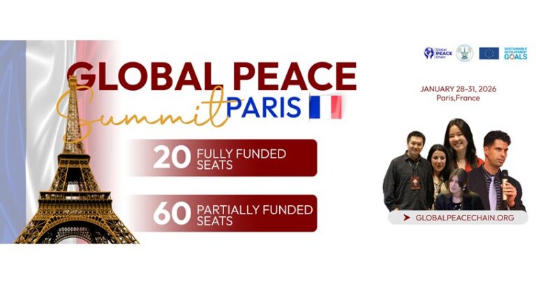 Sommet Mondial de la Paix Paris 2026