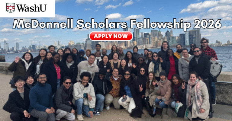 Bourse McDonnell Scholars 2026