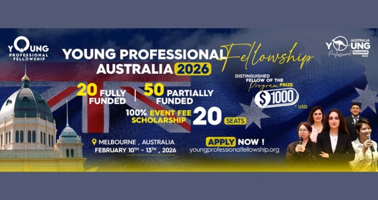 Bourse des jeunes professionnels d’Australie 2026