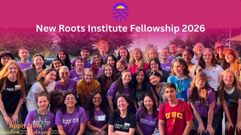 Bourse du New Roots Institute 2026