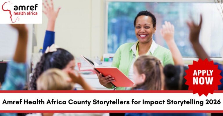 Amref Health Africa County Storytellers pour la narration d’impact 2026