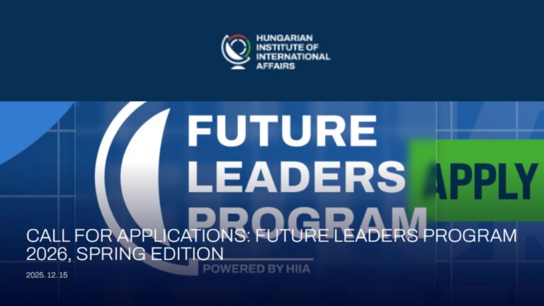 Programme des Futurs Leaders HIIA Printemps 2026