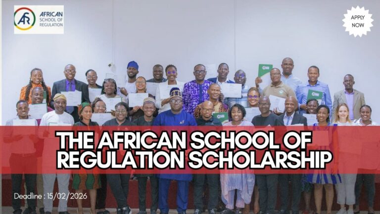 Bourse de l’African School Of Regulation 2026