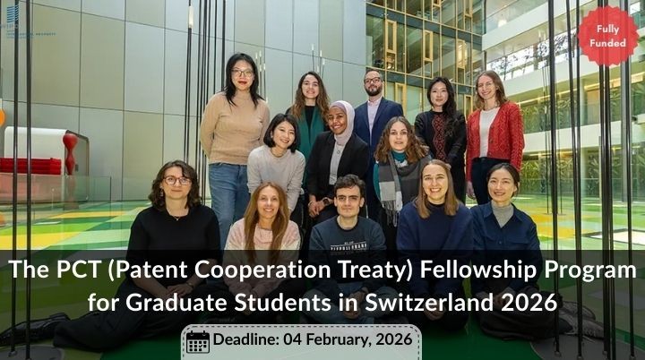 Le programme de bourses PCT pour les étudiants diplômés en Suisse 2026