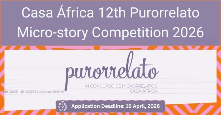 Casa África 12e Concours de Micro-histoires Purorrelato 2026
