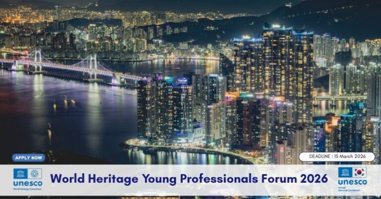 Forum des jeunes professionnels du patrimoine mondial 2026 – UNESCO