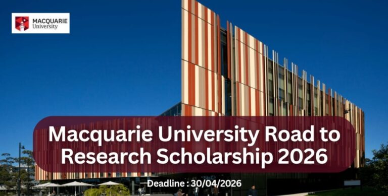 Bourse Road to Research de l’Université Macquarie 2026