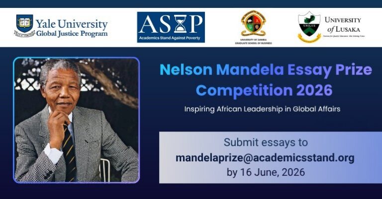 Concours du Prix d’essai Nelson Mandela 2026 par ASAP