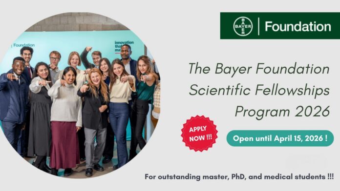 Programme de bourses scientifiques de la Fondation Bayer 2026