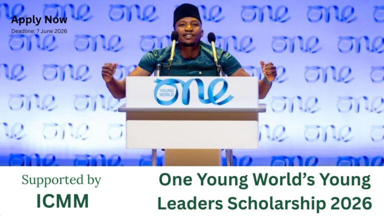 Bourse ICMM One Young World’s Young Leaders 2026