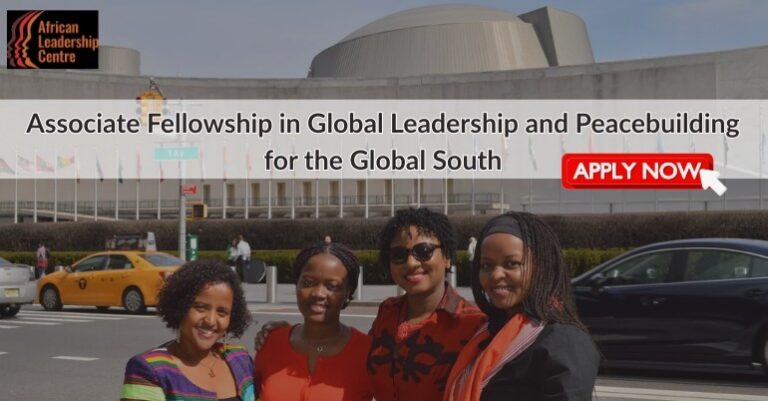 Bourse en leadership mondial et consolidation de la paix pour le Sud global