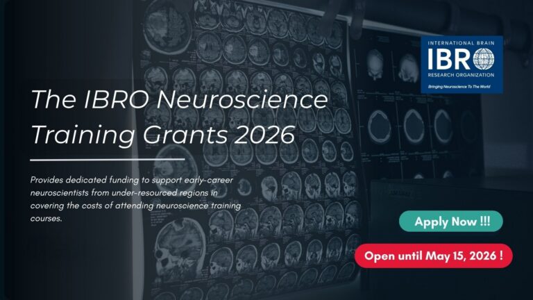 Les bourses de formation en neurosciences IBRO 2026