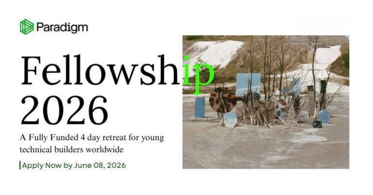 Paradigm Fellowship 2026 : retraite entièrement financée dans le nord de la Californie