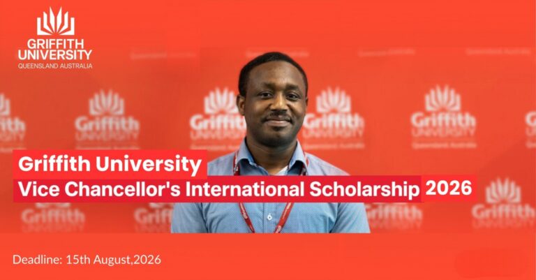 Bourse internationale du vice-chancelier de l’Université Griffith 2026