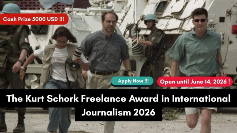 Le Prix Kurt Schork Freelance en journalisme international 2026