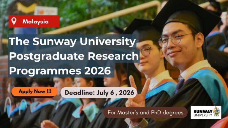 Les programmes de recherche postuniversitaire de l’Université Sunway 2026 en Malaisie