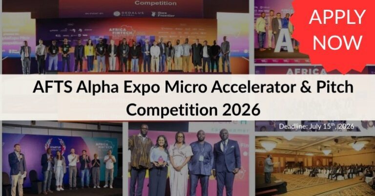 AFTS Alpha Expo Micro Accélérateur & Compétition de Pitch 2026