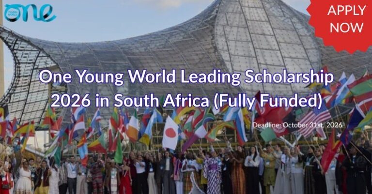 Bourse One Young World Leading 2026 en Afrique du Sud (entièrement financée)