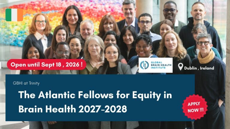 Les Fellows de l’Atlantique pour l’équité en santé cérébrale à GBHI Trinity 2027-2028