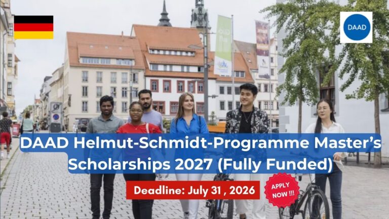 Les bourses de Master du programme Helmut-Schmidt de DAAD 2027