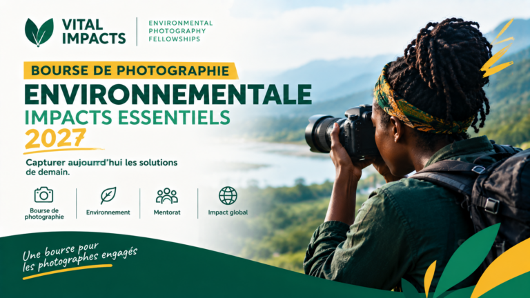 Impacts vitaux Bourses et mentorats en photographie environnementale 2027
