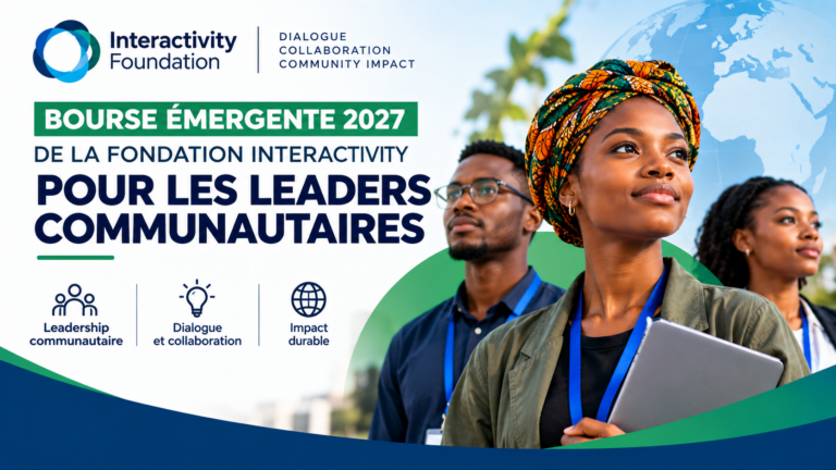 Bourse émergente de discussion collaborative de la Fondation Interactivity 2027