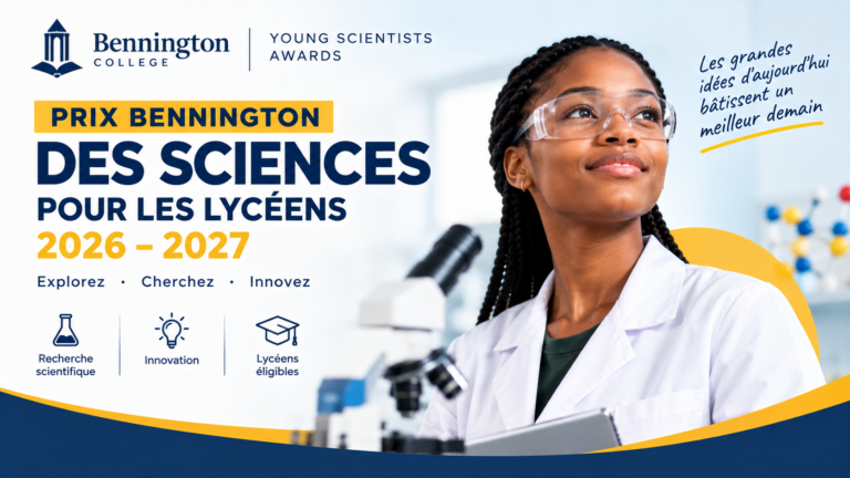 Prix Bennington Young Scientists 2026–2027